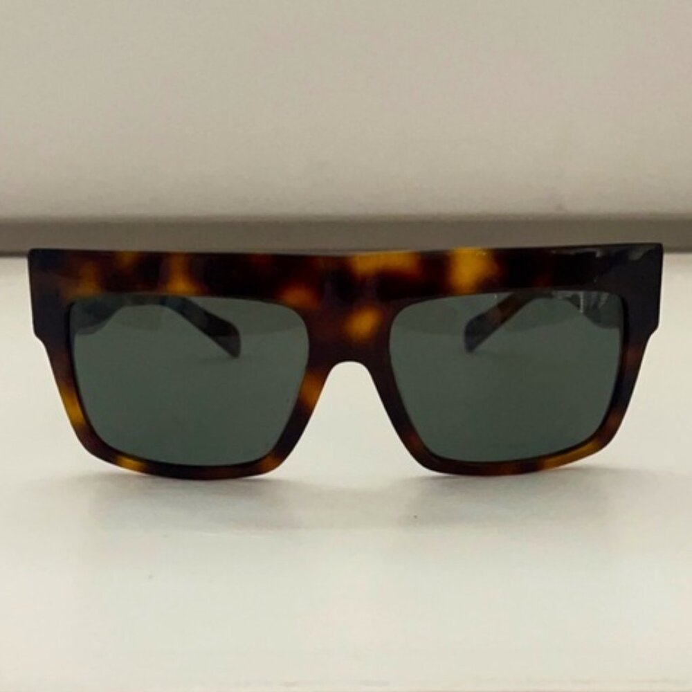 Celine ZZ top CL 41756 Tortoiseshell Polarized Green Lenses Kim K